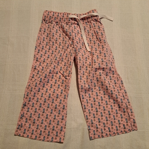 Vineyard Vines boys size 2T pajama pants elastic waist Seahorse starfish design - Picture 1 of 3